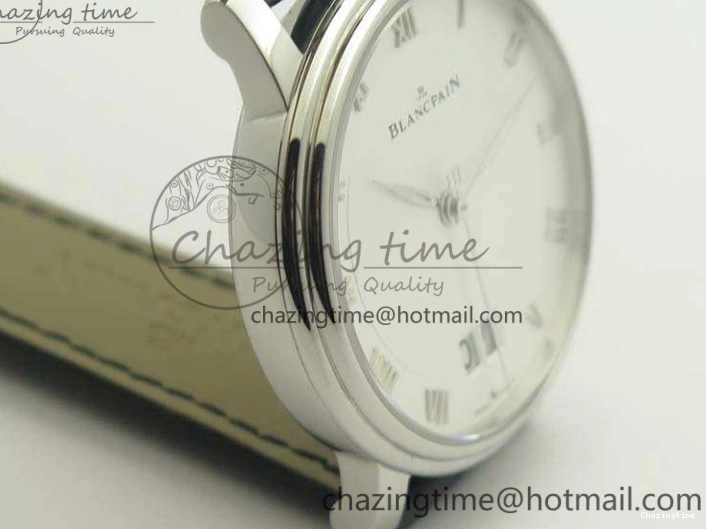 0305 SportInspired Villeret 6669 SS HG 1:1 Best Edition White Dial On Leather Strap V 8099